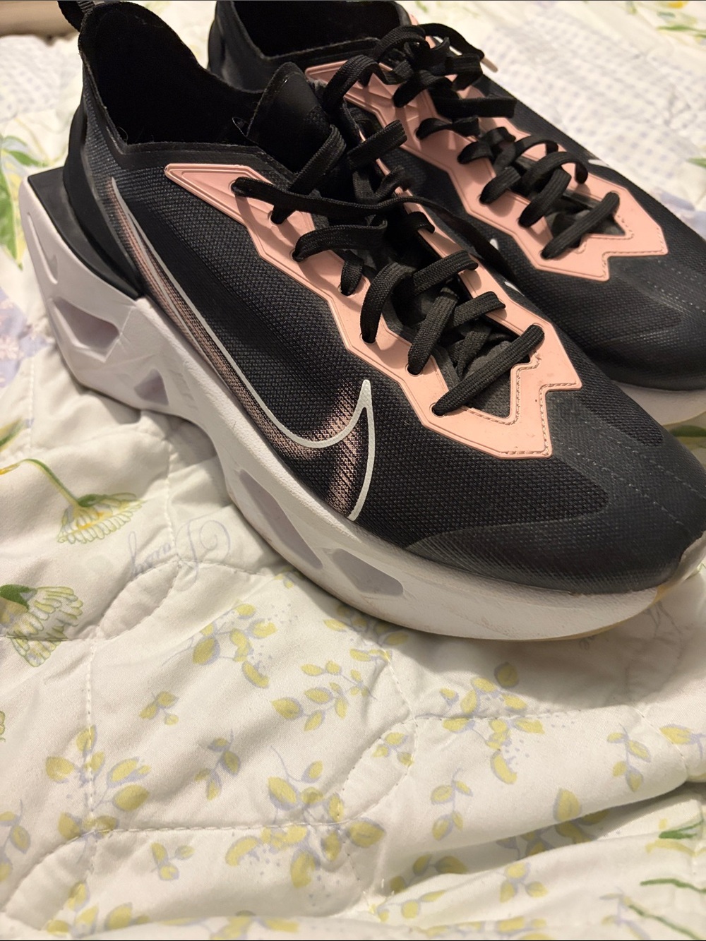 Nike ZoomX Vista Grind Black Bleached Coral Pink Chunky Sneakers BQ4800-001